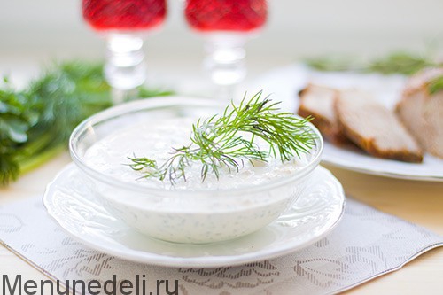 Сметанный соус к мясу