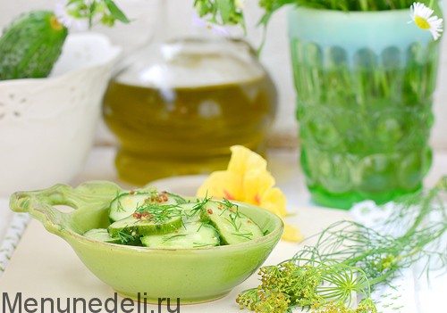 Маринованные огурцы с горчицей и лимонным соком | Меню недели