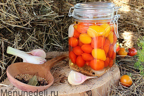 Маринованные помидоры рецепт | Меню недели