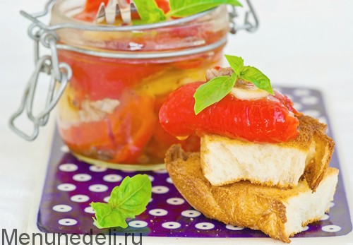 Маринованный болгарский перец | Меню недели