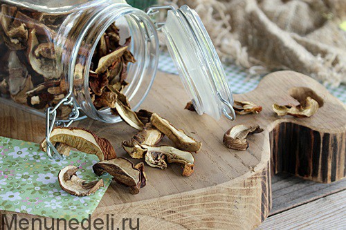Как засушить грибы
