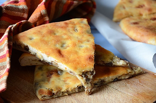 Осетинский пирог с грибами