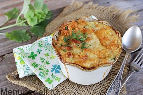 Рецепт запеканки из рыбы и цветной капусты | Меню недели