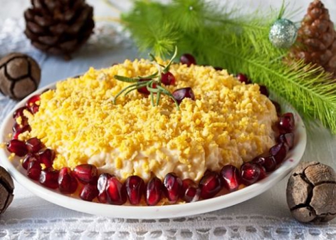 Рецепт салата с сыром и яблоками 