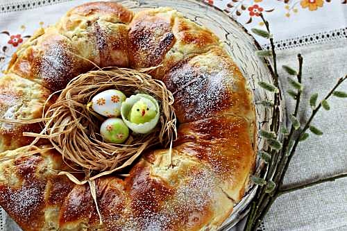 Пасхальный венок рецепт с пошаговыми фото | Меню недели