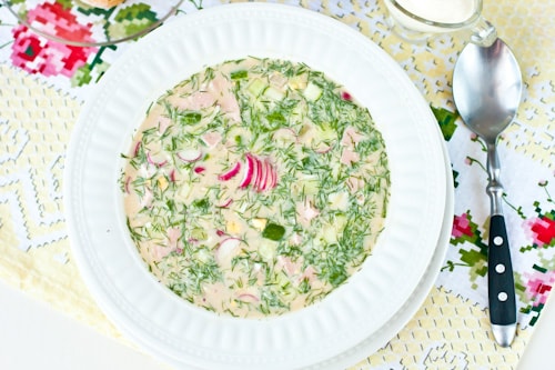 Рецепт Окрошки на квасе