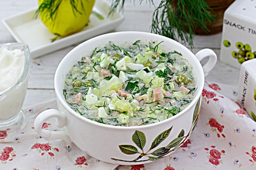 Окрошка на минералке