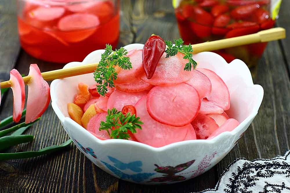 Рецепт маринованного редиса | Меню недели