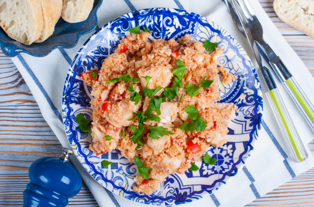 Кус-кус с рыбой и томатами: рецепт пошаговый с фото | Меню недели