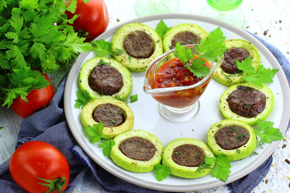 Кабачковые колечки фаршированные печенкой: пошаговый рецепт с фото | Меню недели