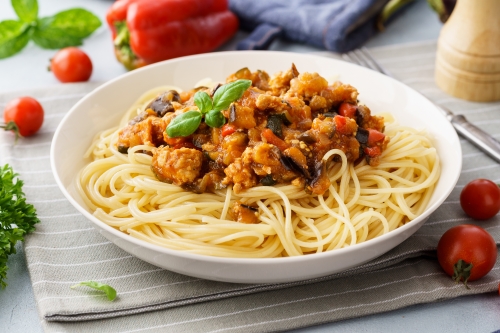 Мясной соус с баклажанами к пасте: рецепт пошаговый с фото | Меню недели