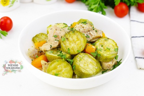 Кабачки с мясом в духовке кружочками: рецепт с фото пошагово и видео | Меню недели