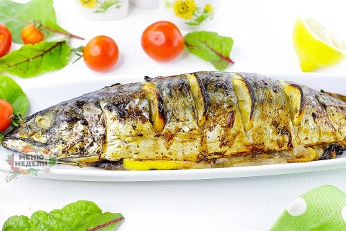 Скумбрия в духовке: самый вкусный рецепт с фото | Меню недели
